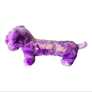 Hug Fun Purple Cotton Candy Dog